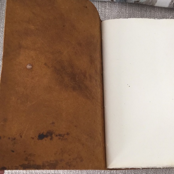 New SugarBoo Chocolate Oiled Leather Journal - Picture 7 of 8